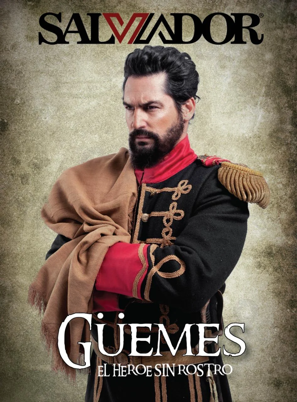 Poster for Güemes, el héroe sin rostro, with Nacho Valenti Lacroix as Güemes